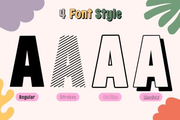 Fox Bighug Font PNG with transparent background - Preview 1