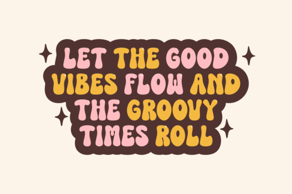 Groovy Vibes Font - Preview 3