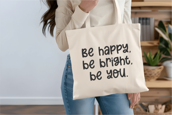 Happy Sticker Font PNG with transparent background - Preview 5