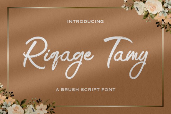 Riqage Tamy Font PNG with transparent background - Preview 5