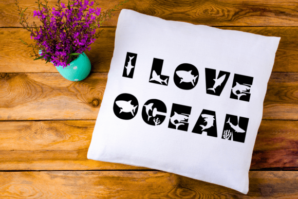 Shark Font Font PNG with transparent background - Preview 4