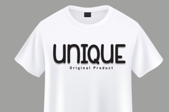 Simple Minimalis Font PNG with transparent background - Preview 1