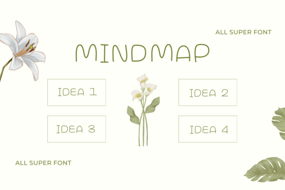 Sleepy Monday Font PNG with transparent background - Preview 3