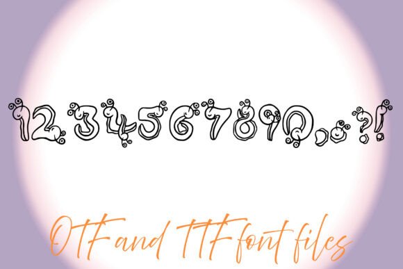 Slugs Font PNG with transparent background - Preview 2