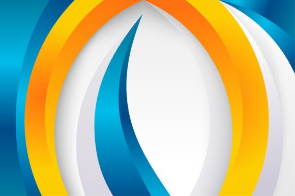 Yellow Blue Gradient Background Graphic by noory.shopper · Creative Fabrica