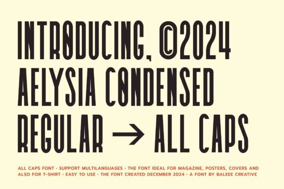 Aelysia Font - Preview 1