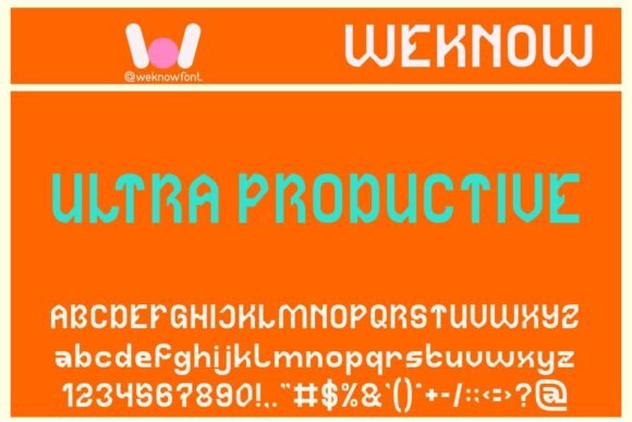 Attractive Font - Preview 1