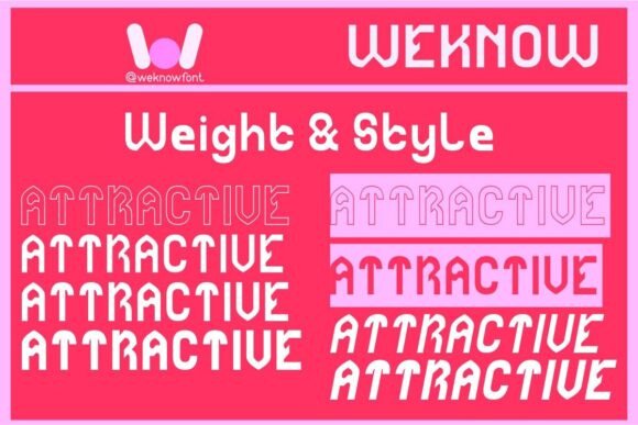 Attractive Font - Preview 5