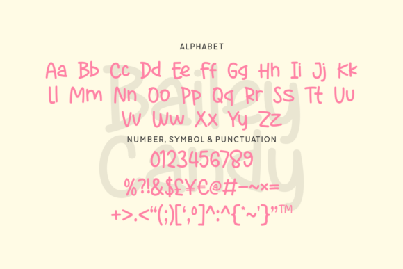 Bailey Candy Font - Preview 6