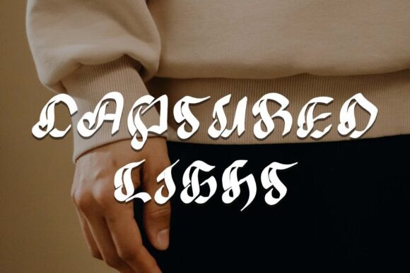 Black Faster Font - Preview 3
