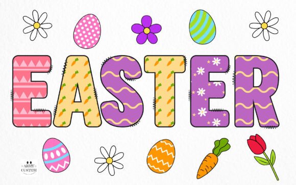 Easter Bundle Font - Preview 1