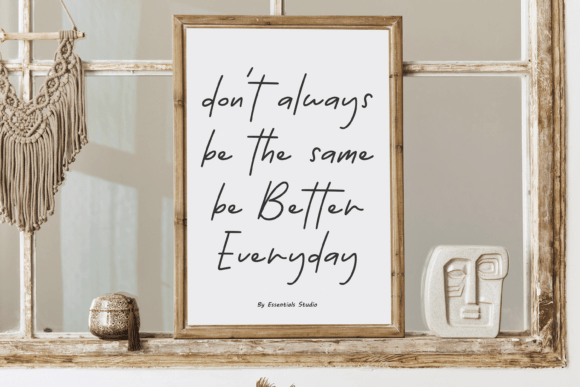 Essentials Handwriting Font - Preview 1