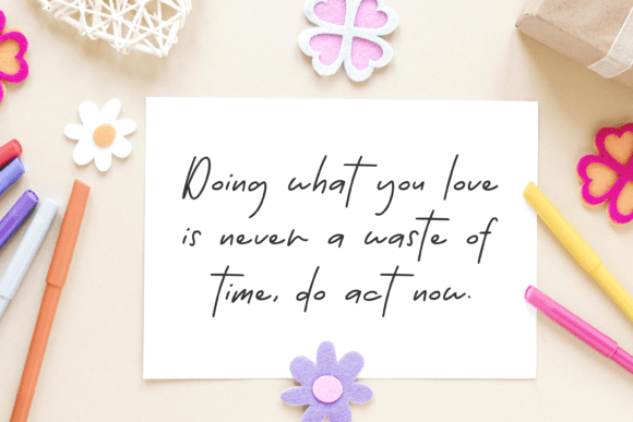 Essentials Handwriting Font - Preview 3
