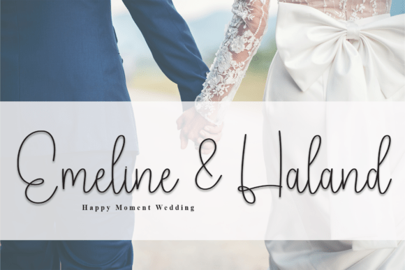Flower Signature Font - Preview 1