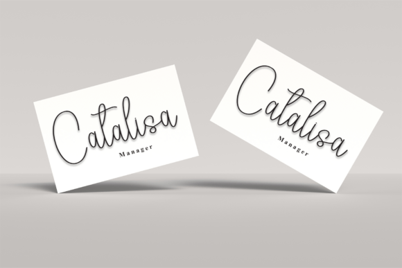 Flower Signature Font - Preview 4