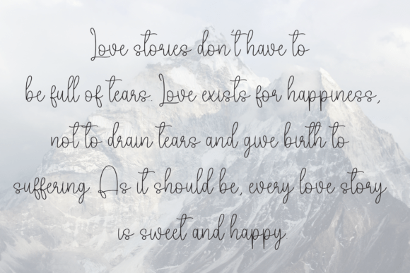 Flower Signature Font - Preview 5