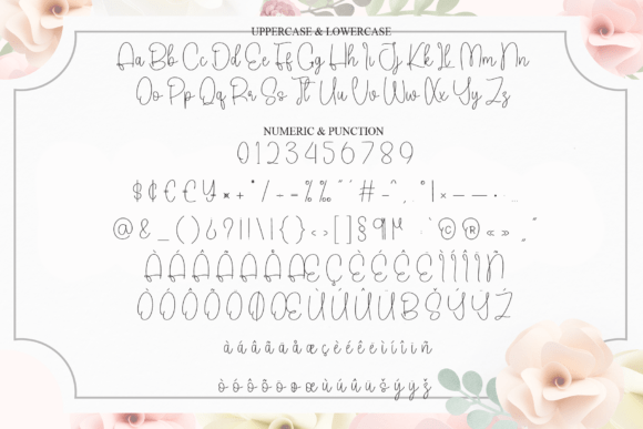 Flower Signature Font - Preview 6