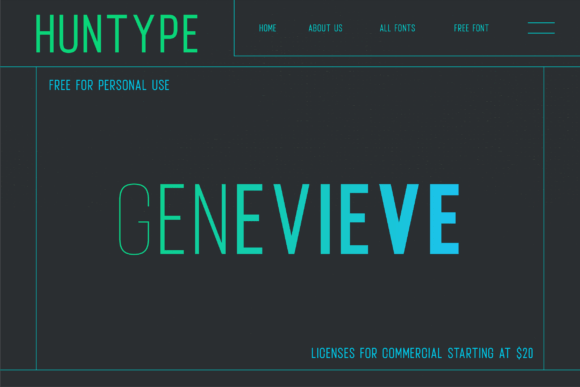 Genevieve Font - Preview 1