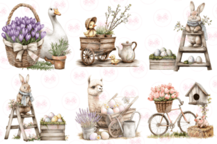 Happy Easter Clipart Graphic by Markicha Art · Creative Fabrica