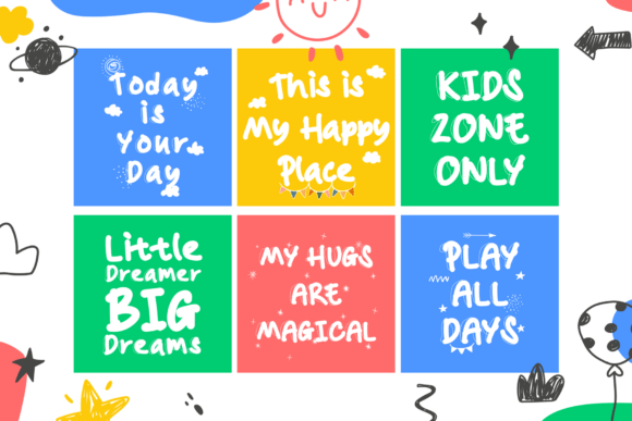 Kido Hand Font - Preview 2