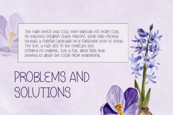 Lonely Person Font PNG with transparent background - Preview 2