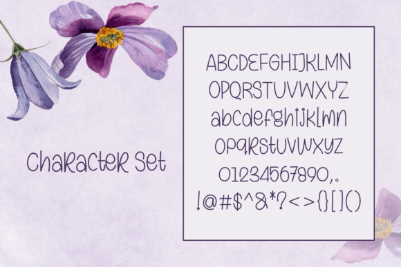 Lonely Person Font PNG with transparent background - Preview 3