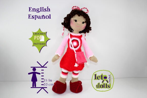 Nora Large Crochet Doll Pattern