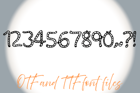 Rope Font PNG with transparent background - Preview 1