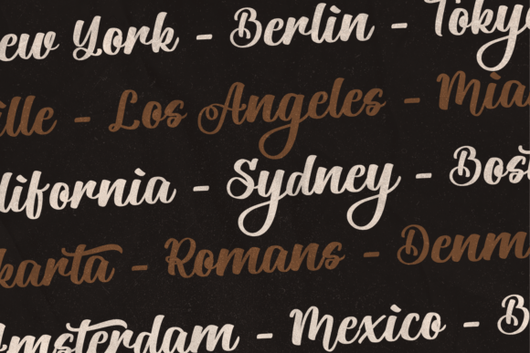 Amsterdam Font - Preview 3
