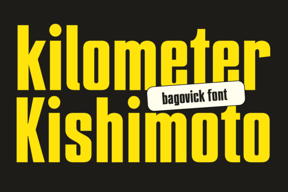 Bagovick Font - Preview 5