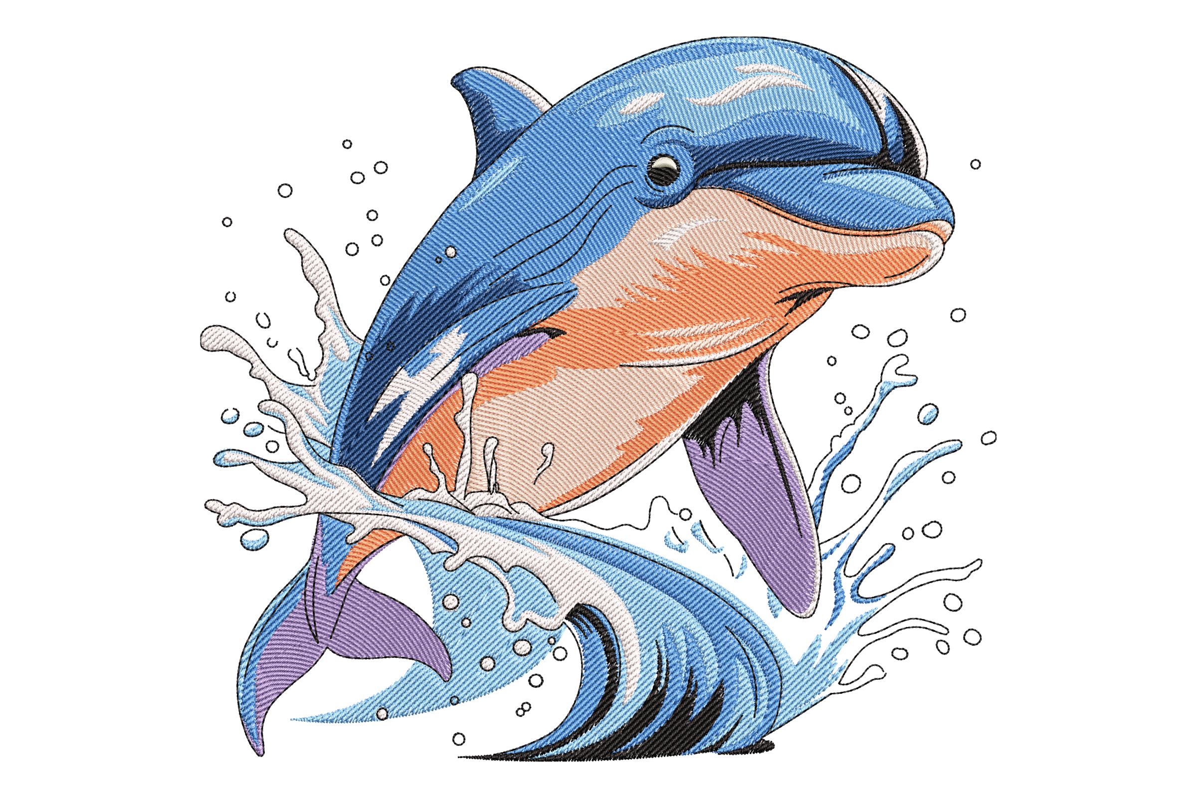Blue Dolphin Jumps