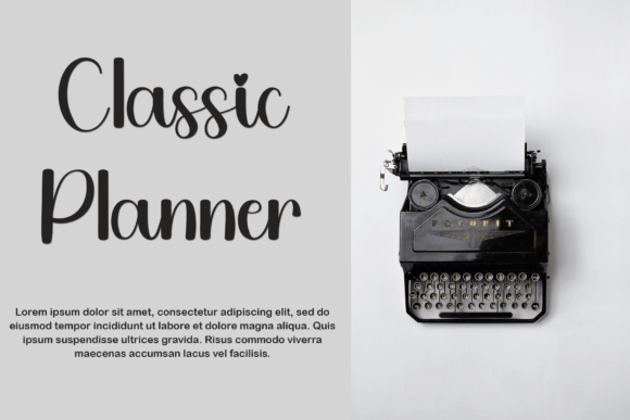 Calligraphy Font - Preview 4