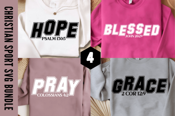 Christian Sport SVG Design Bundle Graphic T-shirt Designs By JR Design