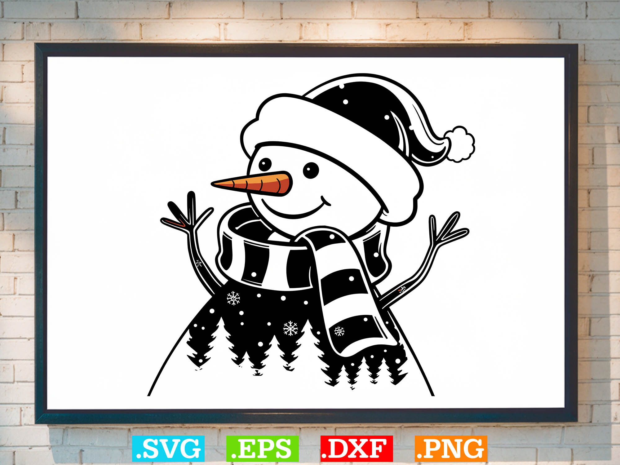 Christmas Snowman SVG,Snowman Winter Svg Graphic by Resal4019 ...