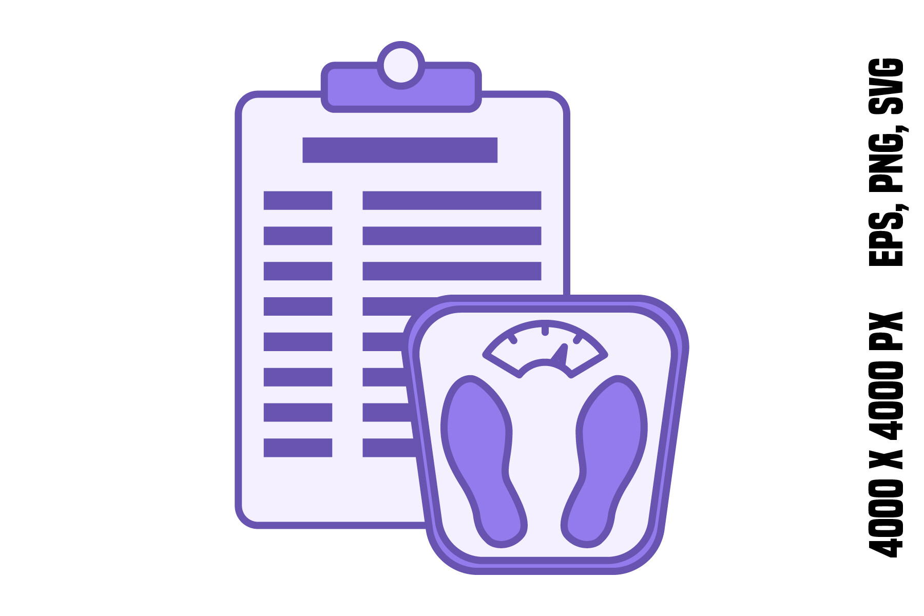 Colored Manage Weight Icon Graphic by YuliDor · Creative Fabrica