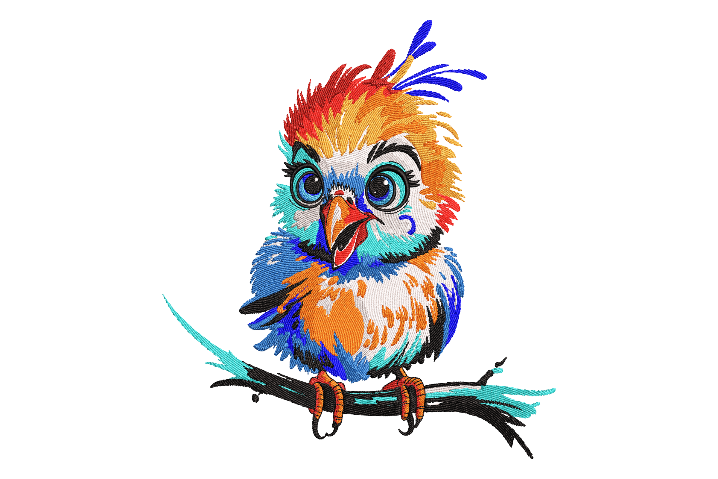 Colorful Baby Bird