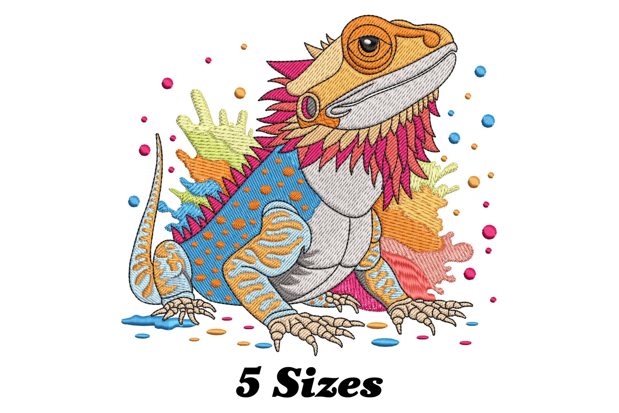 Colorful Bearded Dragon