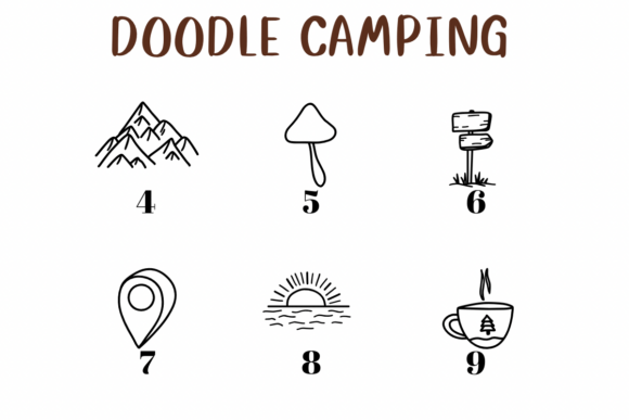 Doodle Camping Font - Preview 3