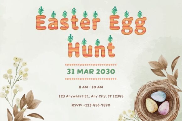Easter Carrots Font - Preview 3