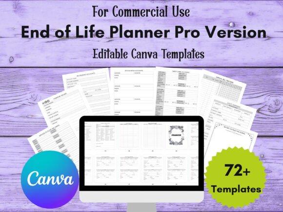 Editable End of Life Planner Template