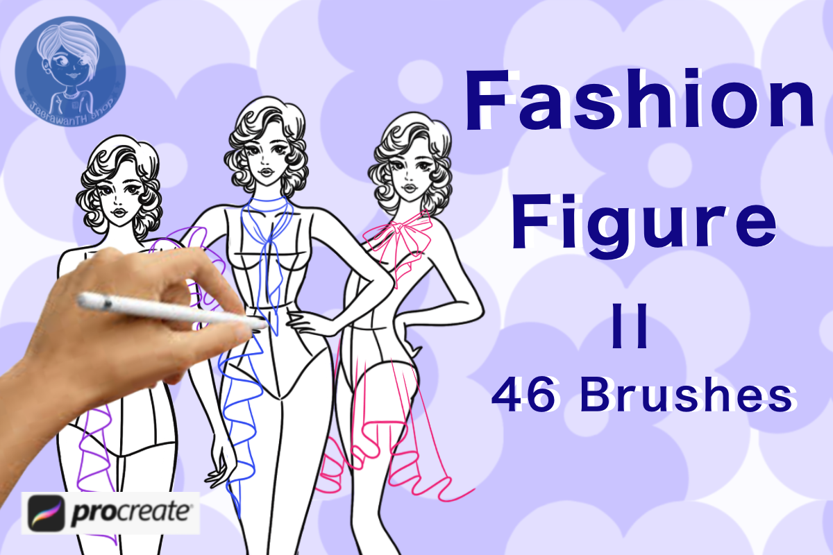 Fashion Figure II Brushes for Procreate - photo 1