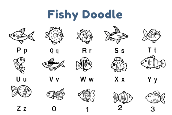 Fishy Doodle Font - Preview 5