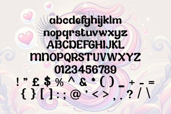 Flirtatious Fish Font - Preview 1