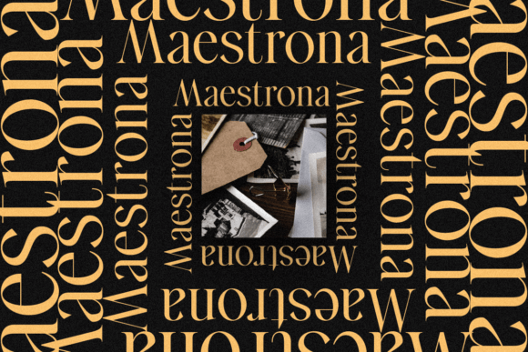 Golden Brown Font - Preview 3