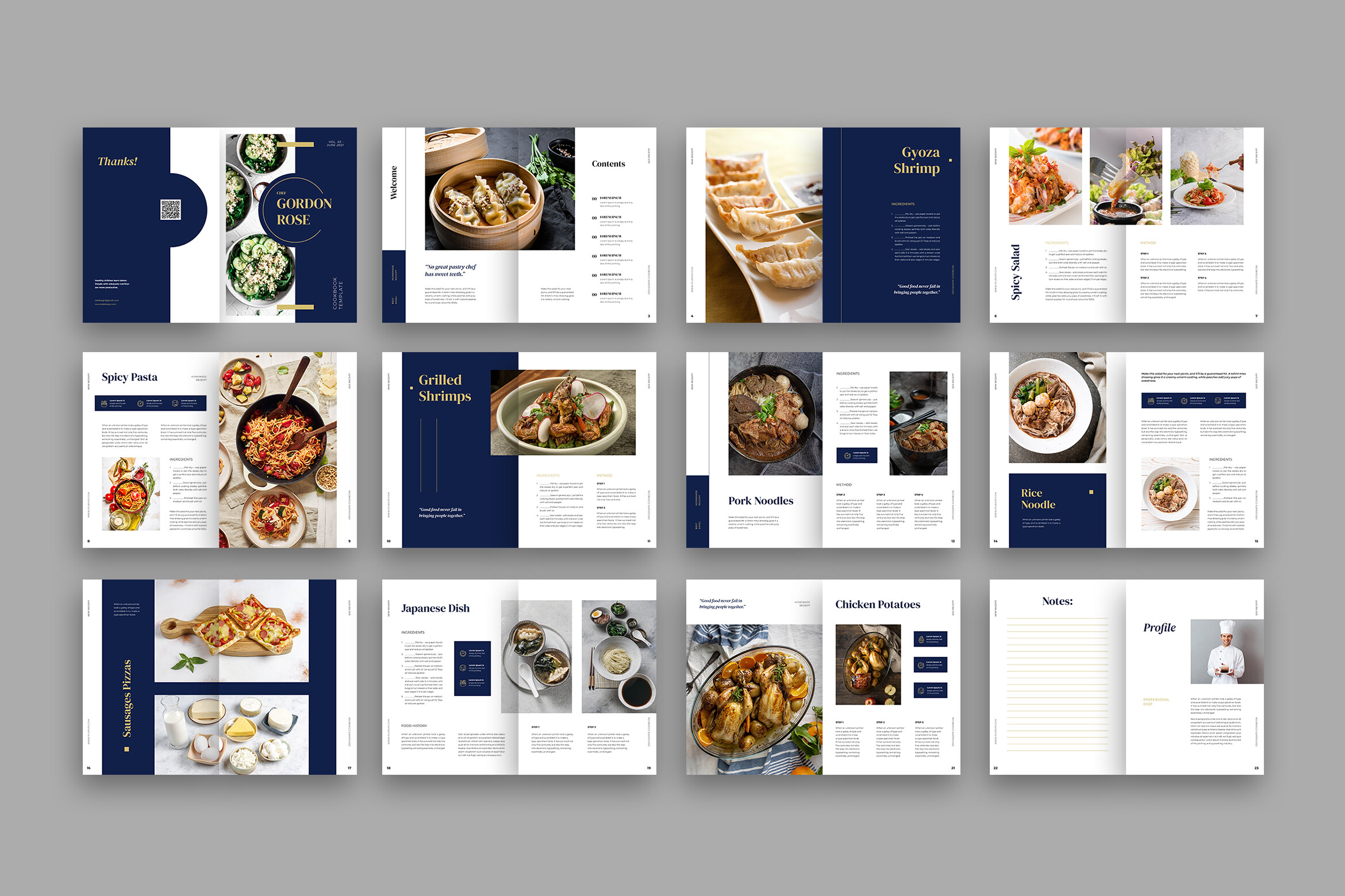 Gordon Rose Cookbook