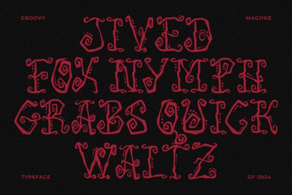 Groovy Magjike Font - Preview 1