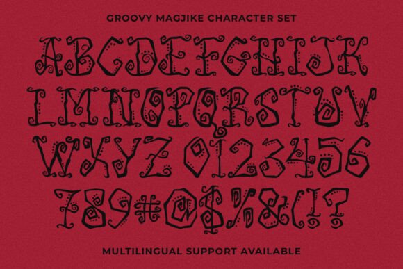 Groovy Magjike Font - Preview 6