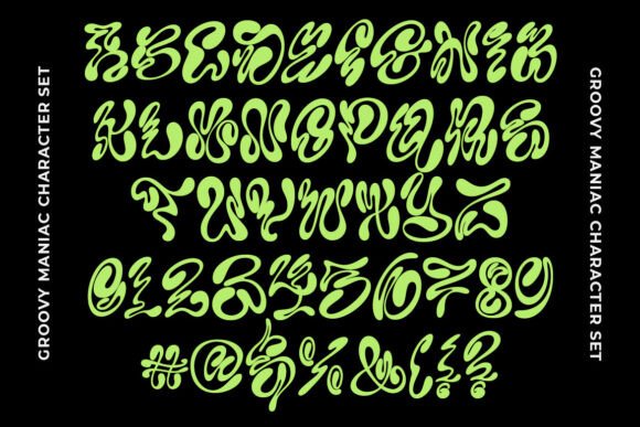 Groovy Maniac Font - Preview 6