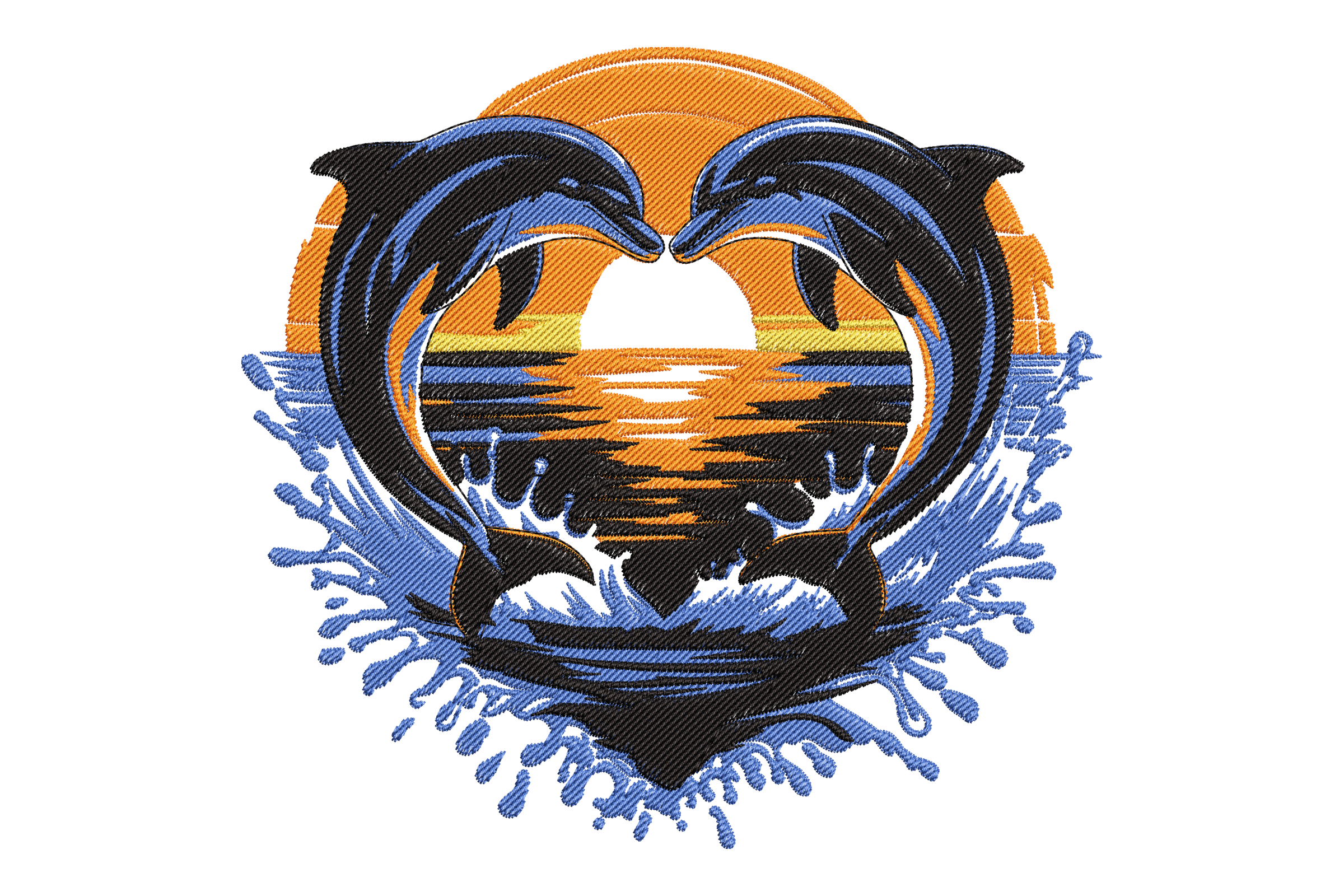 Heart Shape Dolphin