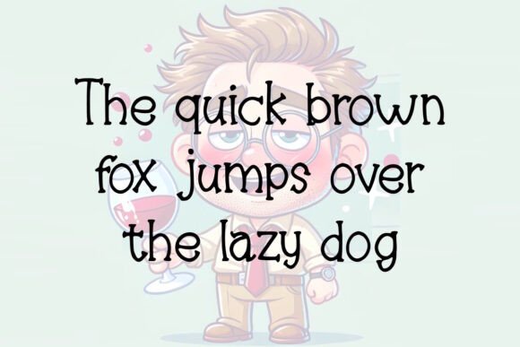 Hiccup Hank Font PNG with transparent background - Preview 2